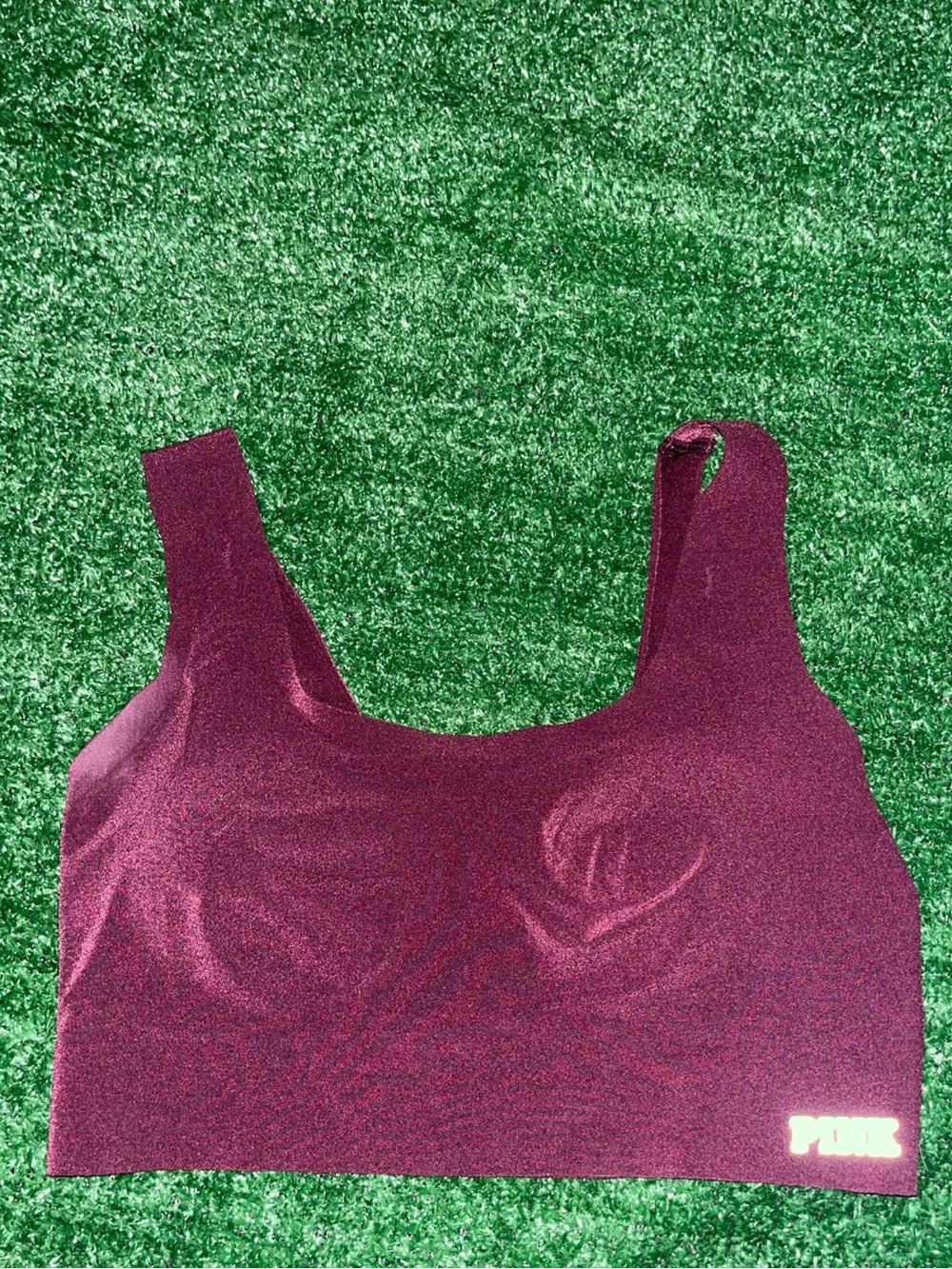 VS PINK Bralette size large light padding removable burgundy color